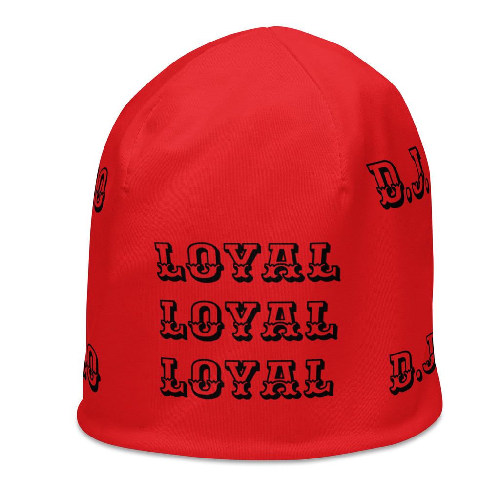 "LOYAL" Beanie Red/Black
