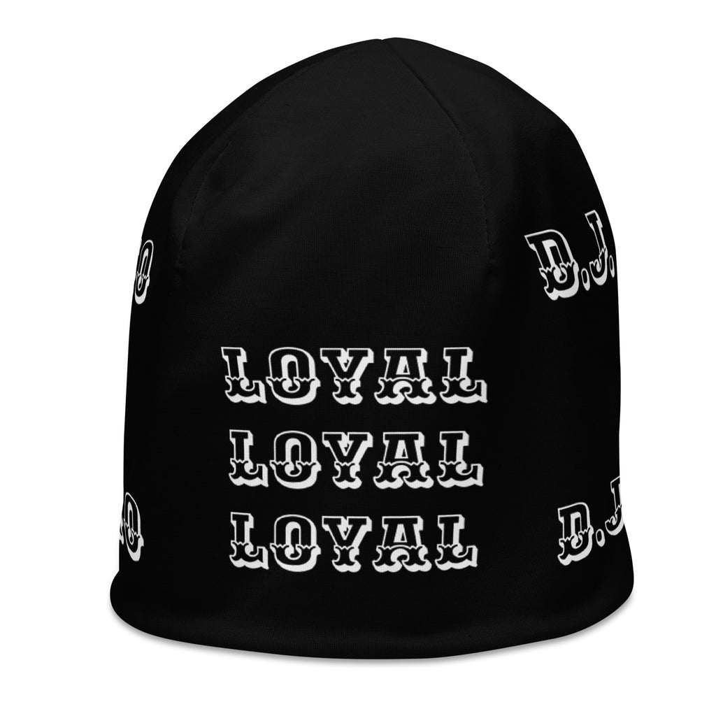 "LOYAL" Beanie Black/White