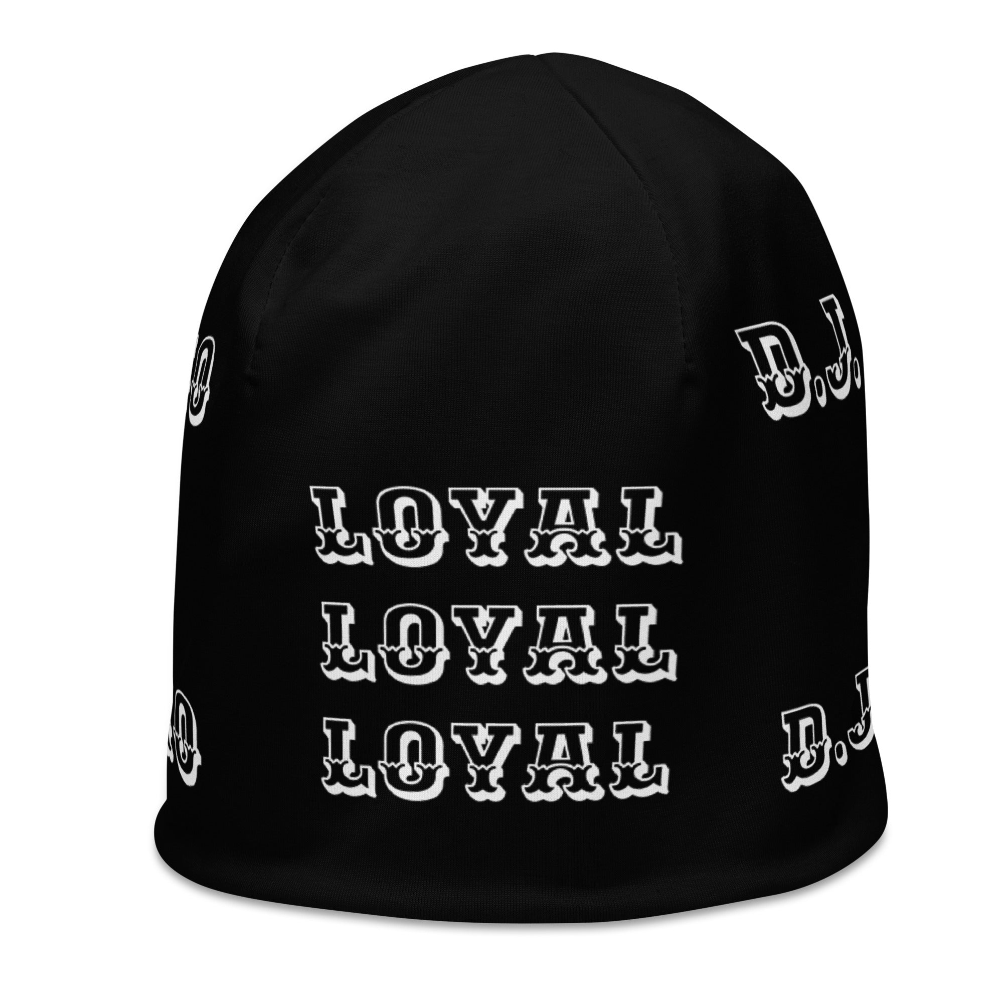 "LOYAL" Beanie Black/White
