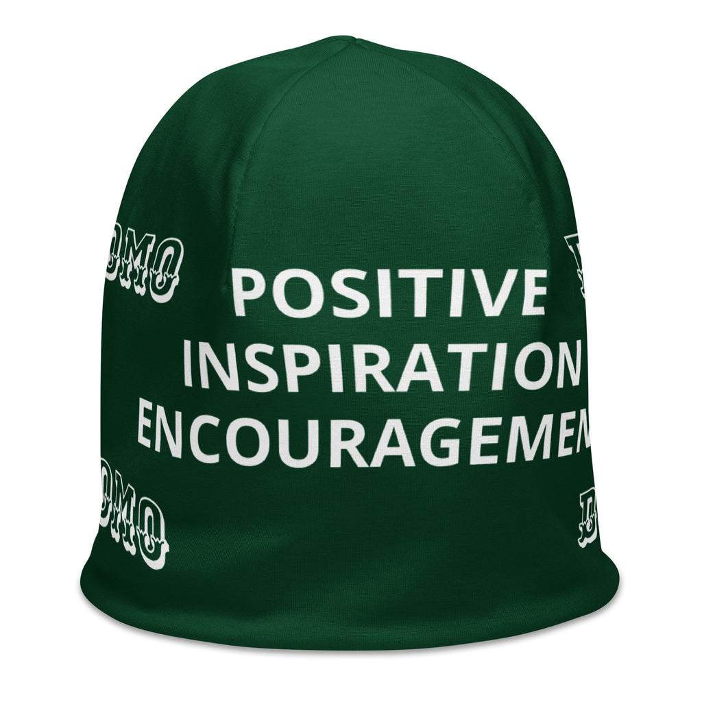 "PIE" Beanie Green/White