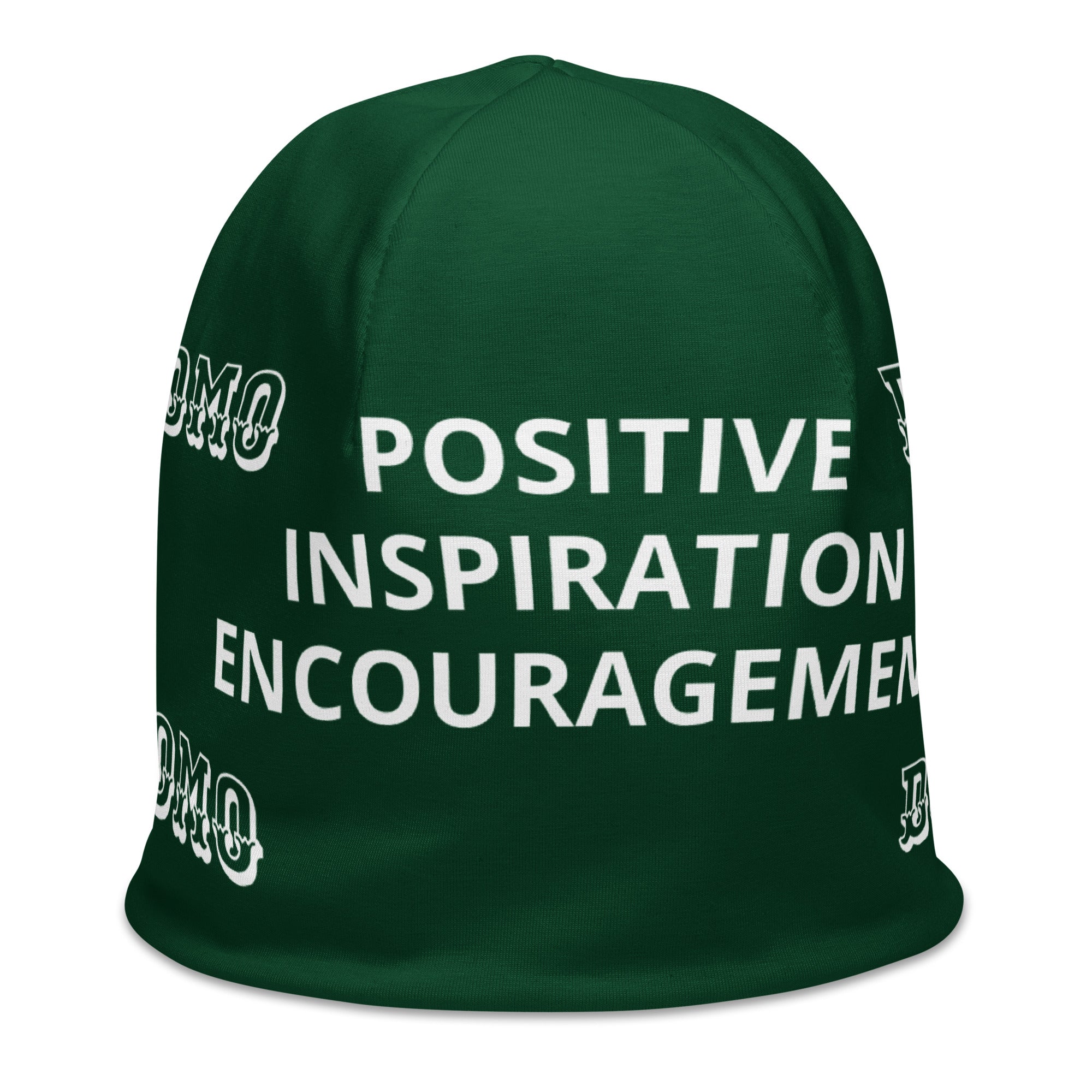 "PIE" Beanie Green/White