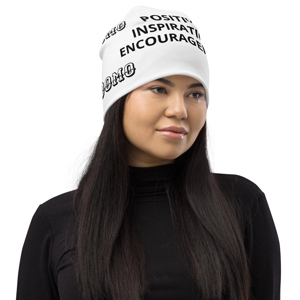 "PIE" Beanie White/Black