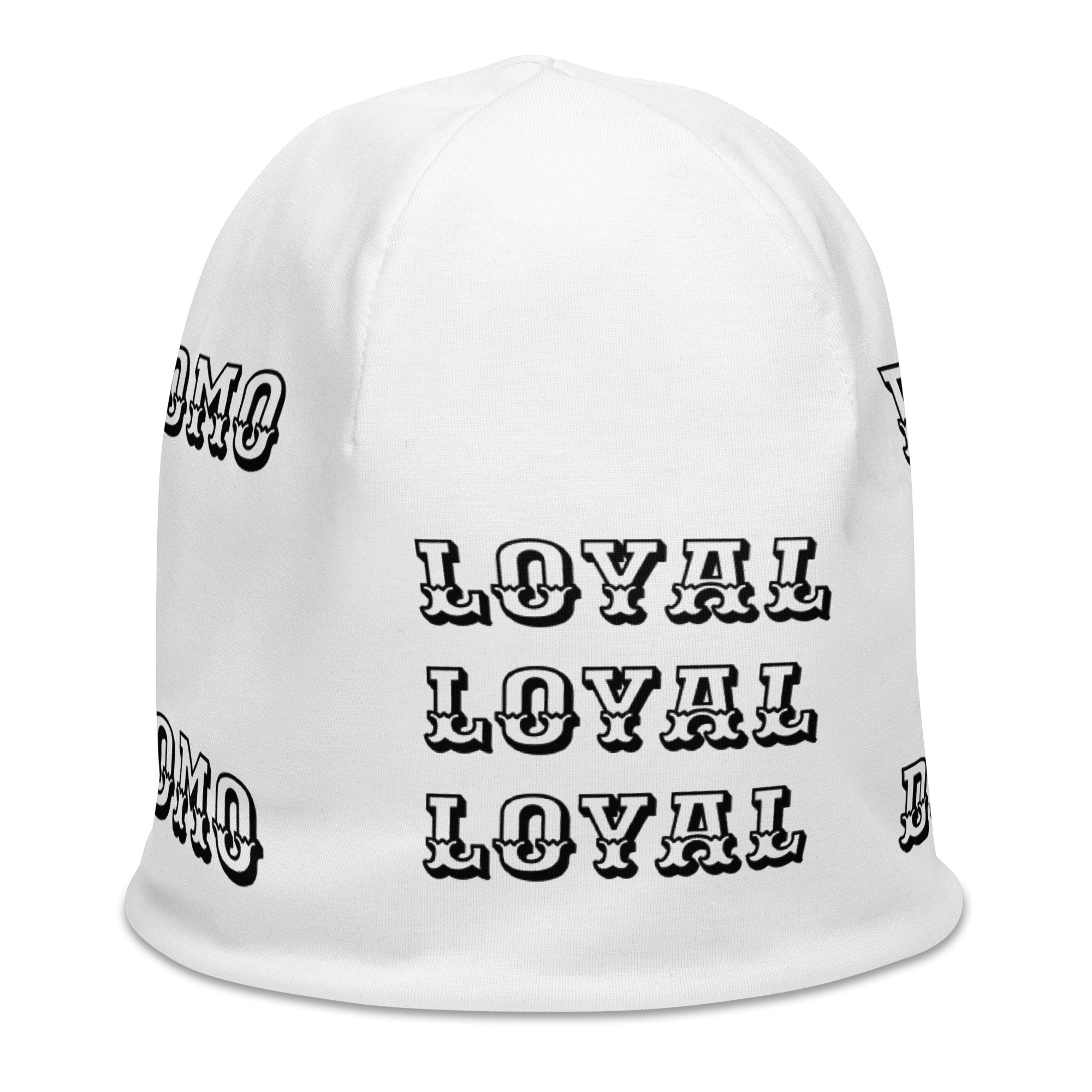 "LOYAL" Beanie White/Black
