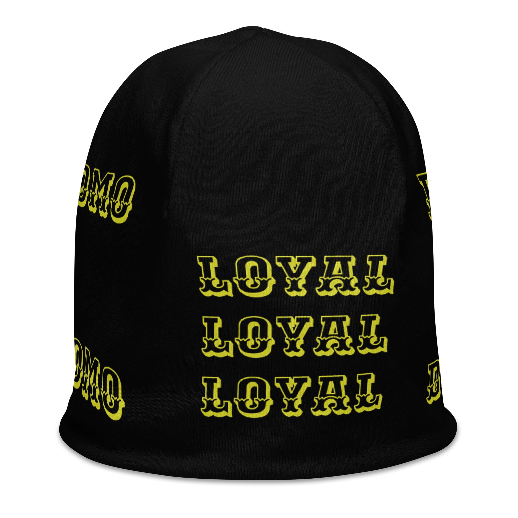 "LOYAL" Beanie Black/Yellow