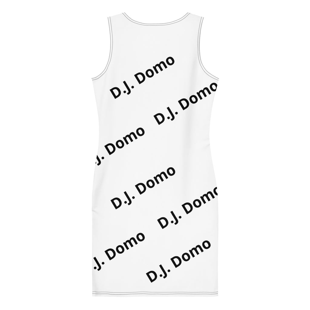 D.J. Domo "Classic" Bodycon Dress White/Black