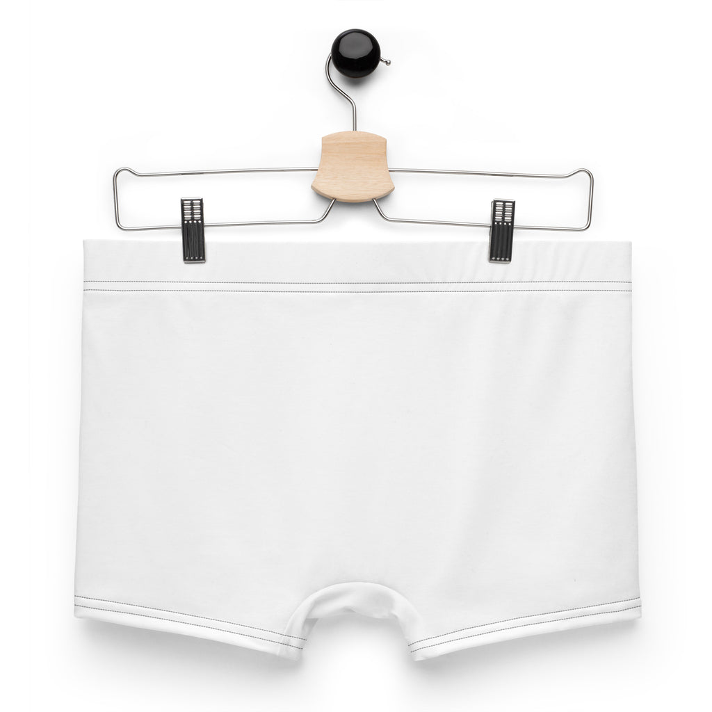 "These Belong To" Boxer Briefs White/Black