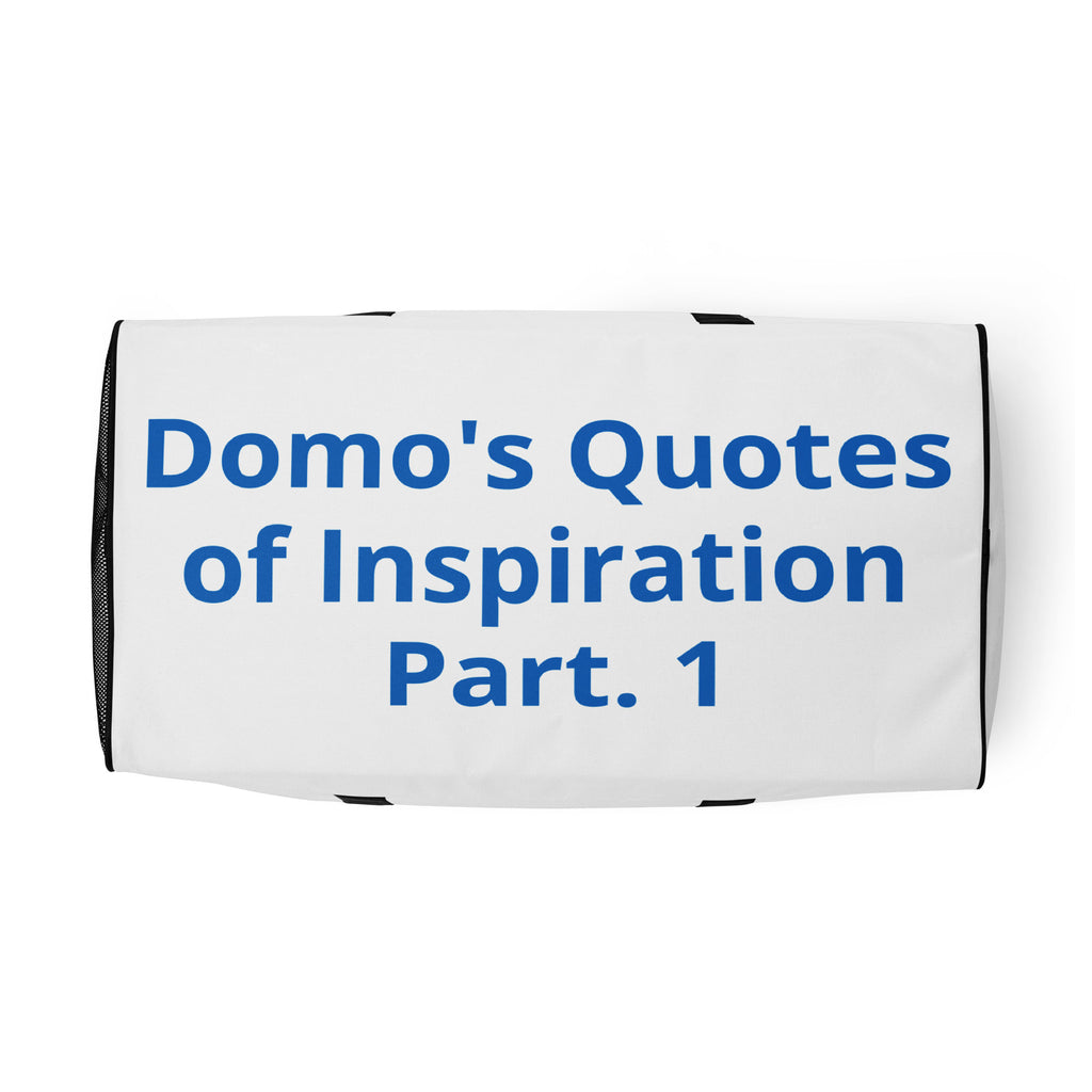 D.J. Domo DQOI Pt 1 "Travel" Duffle Bag White/Blue