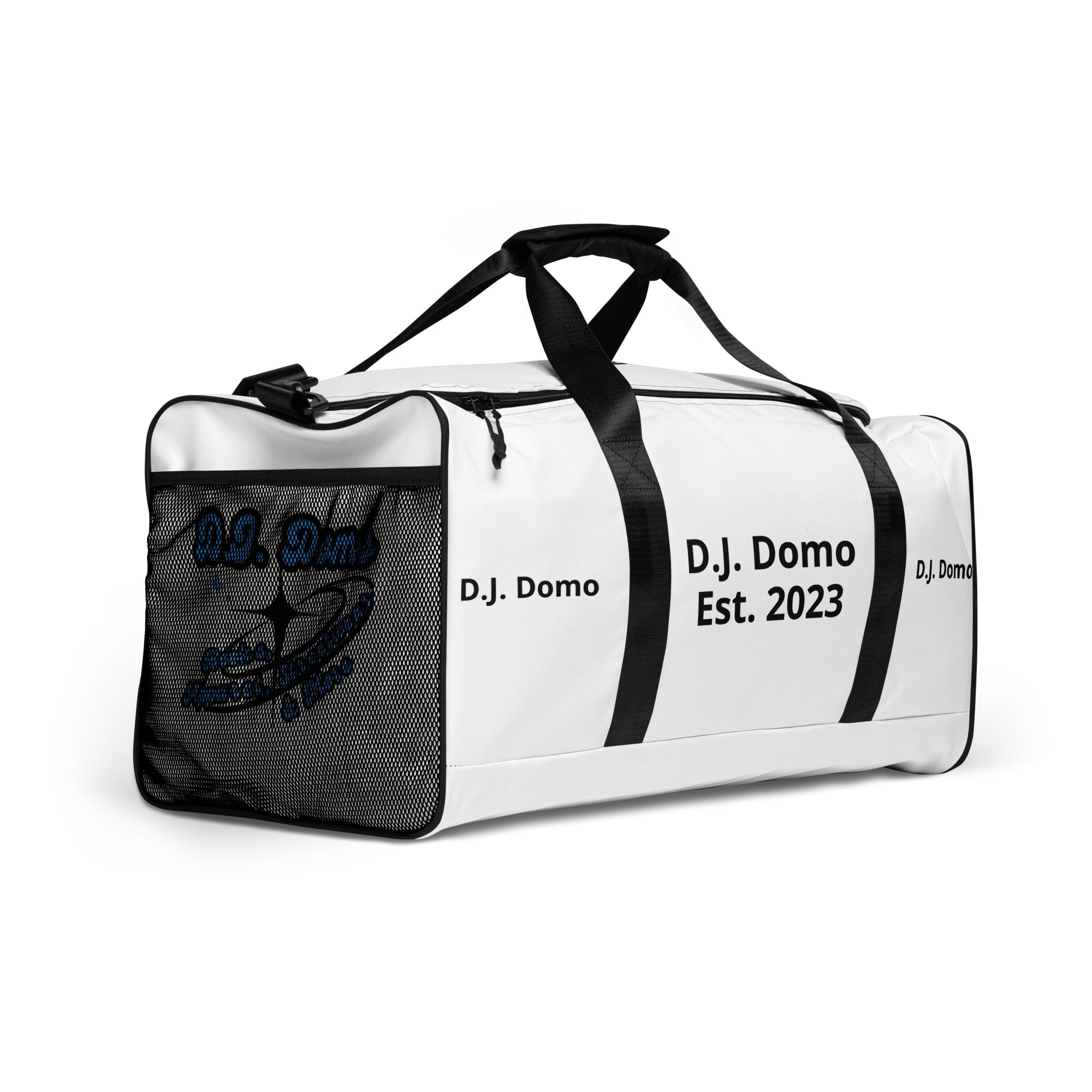 D.J. Domo Duffle Bag White/Black