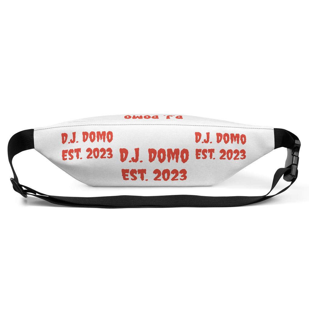 "Est" Fanny Pack White/Red