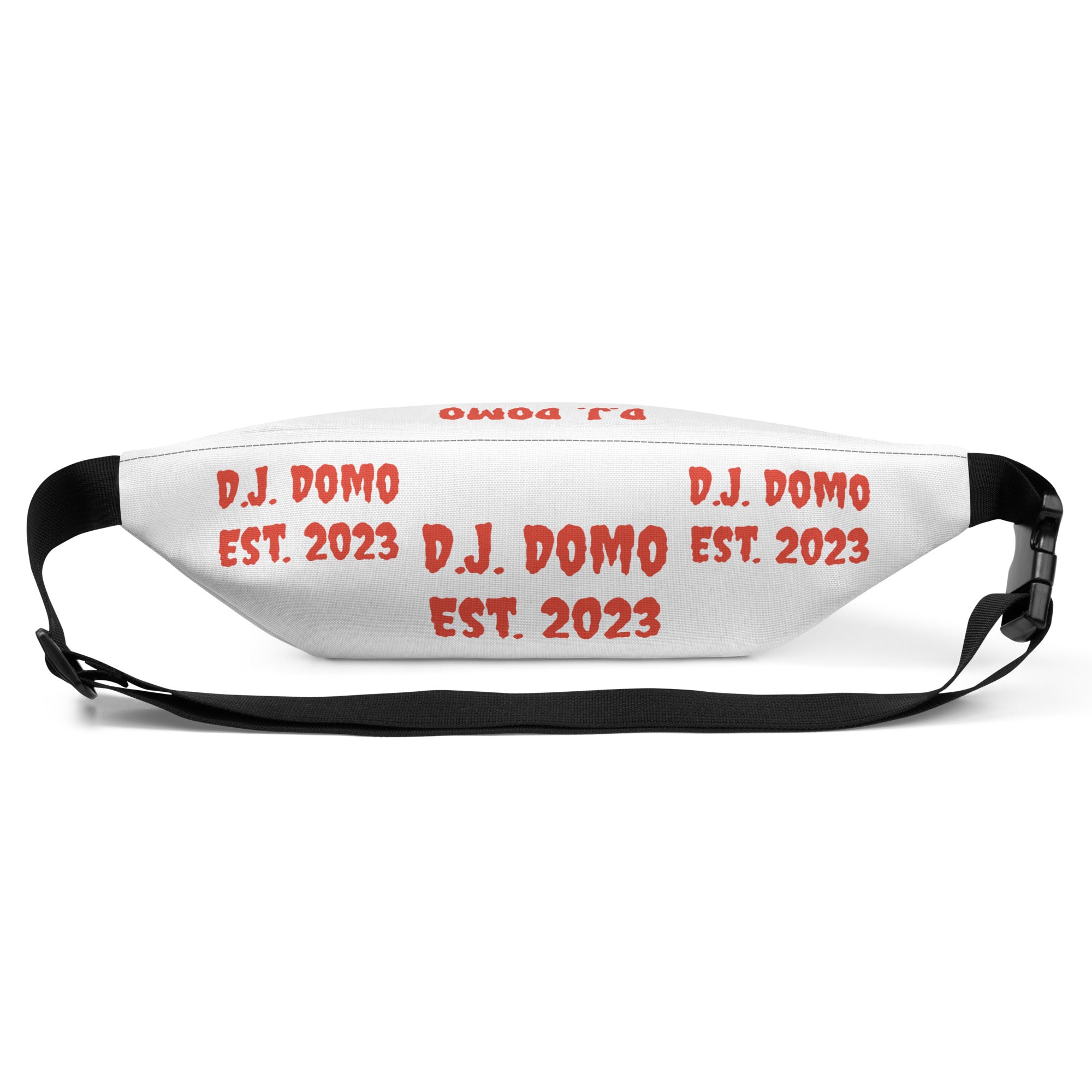 "Est" Fanny Pack White/Red