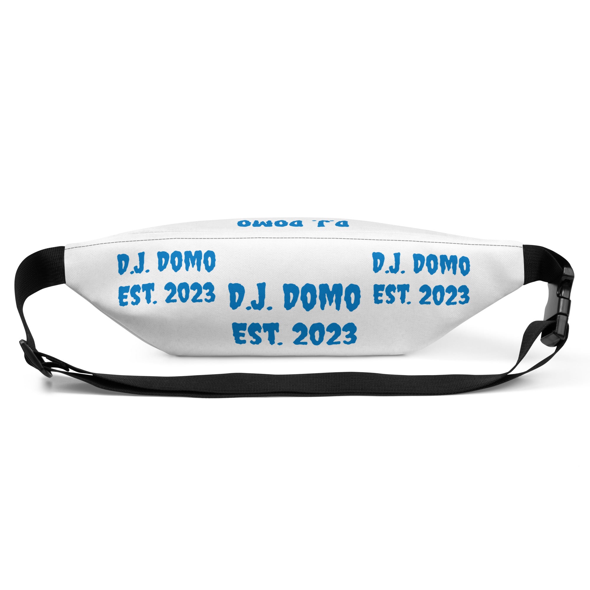 "Est" Fanny Pack White/Light Blue