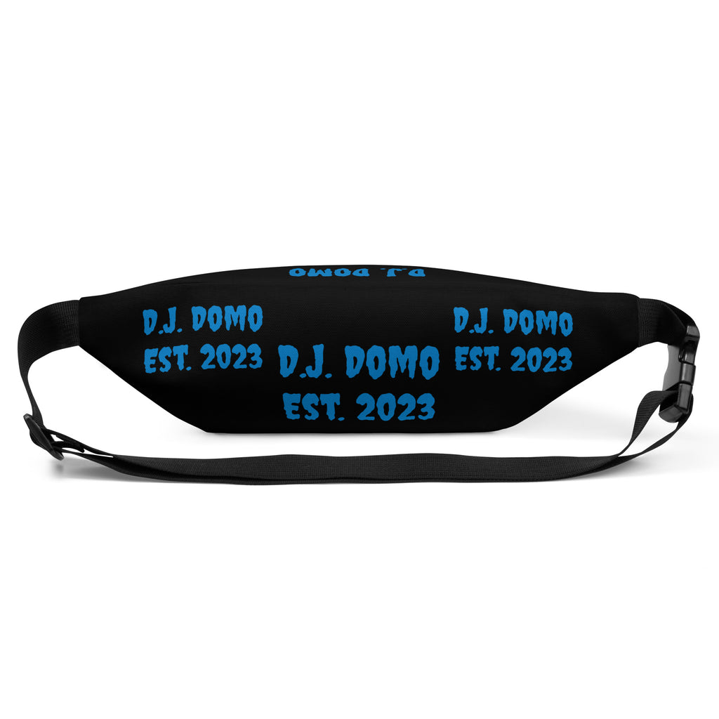 "Est" Fanny Pack Black/Light Blue