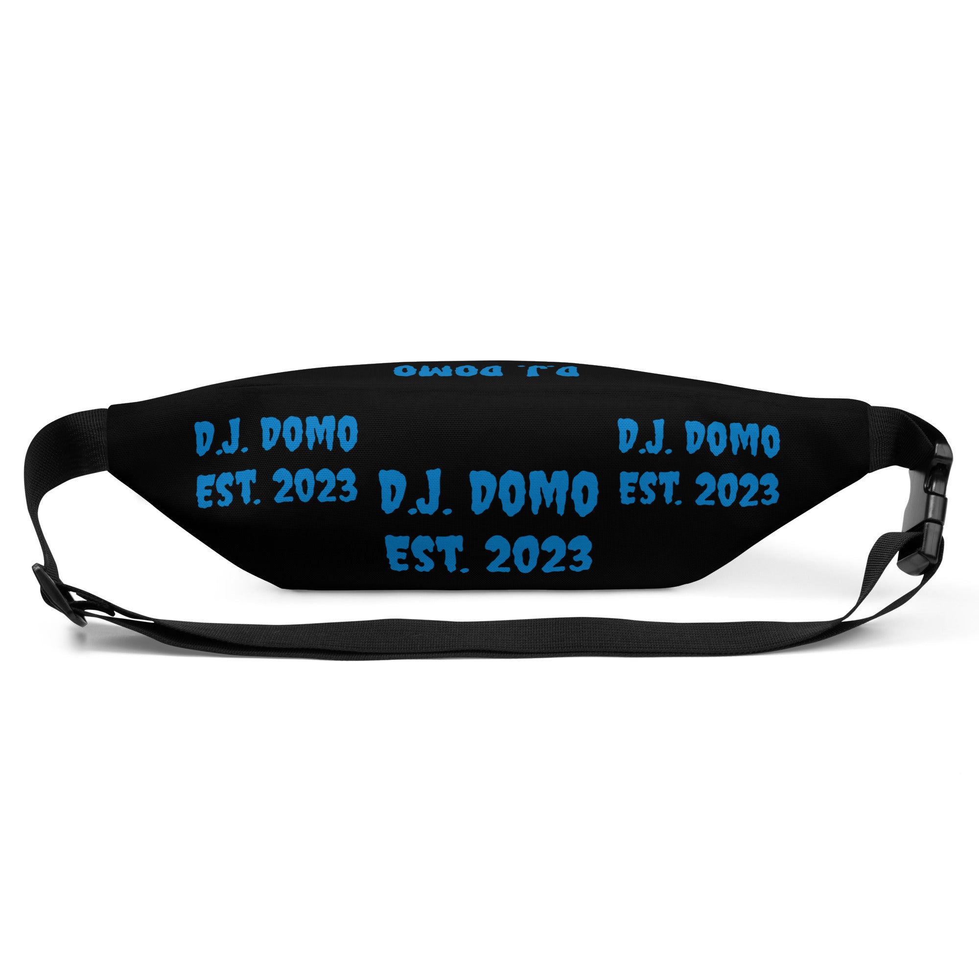"Est" Fanny Pack Black/Light Blue
