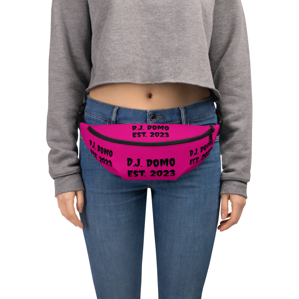 "Est" Fanny Pack Pink/Black