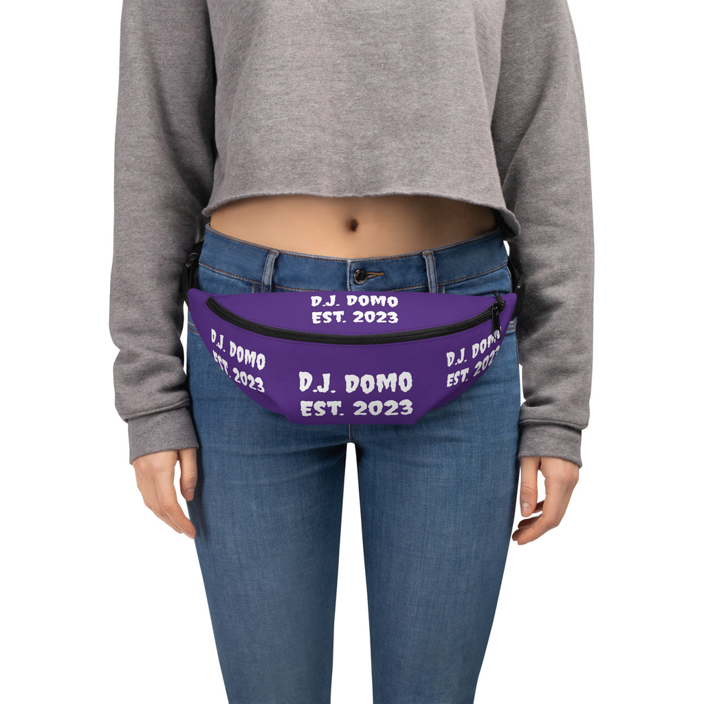 "Est" Fanny Pack Purple/White