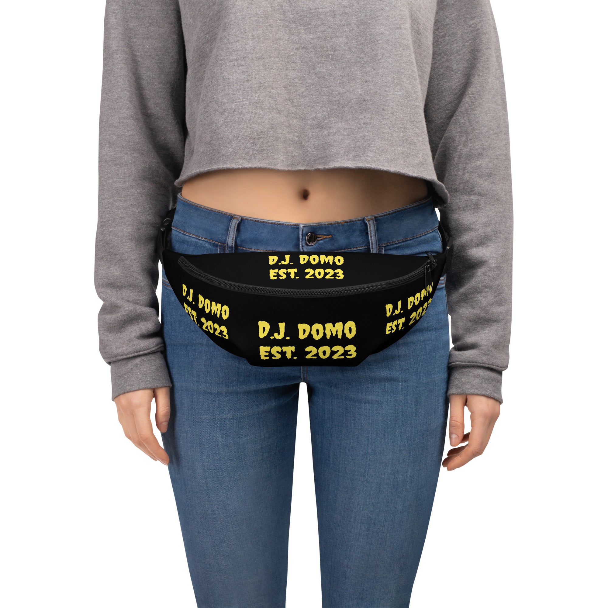 "Est" Fanny Pack Black/Yellow