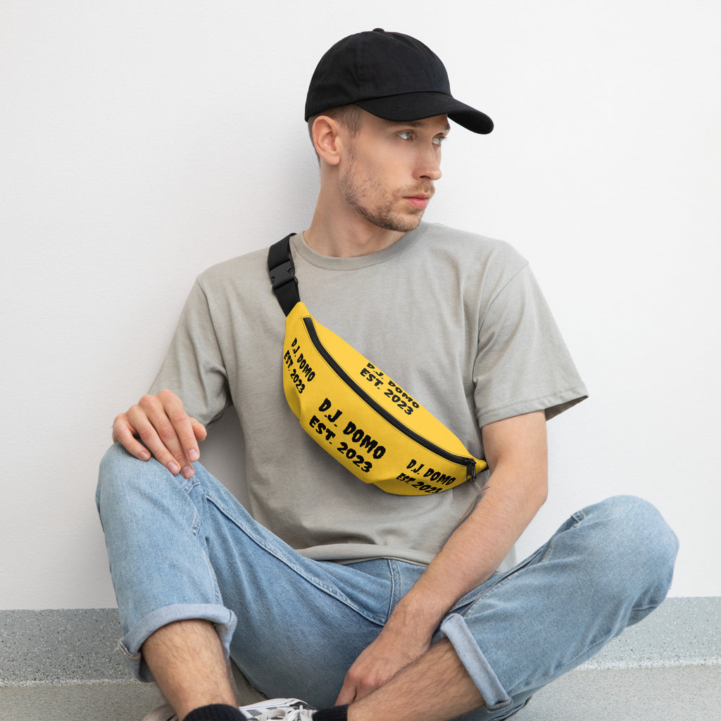 "Est" Fanny Pack Gold/Black