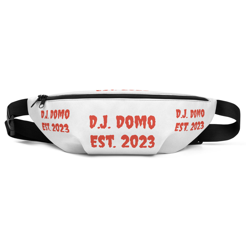 "Est" Fanny Pack White/Red