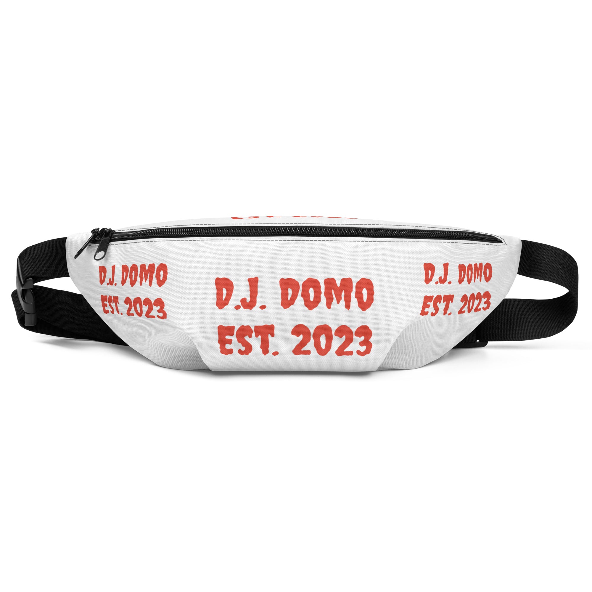 "Est" Fanny Pack White/Red