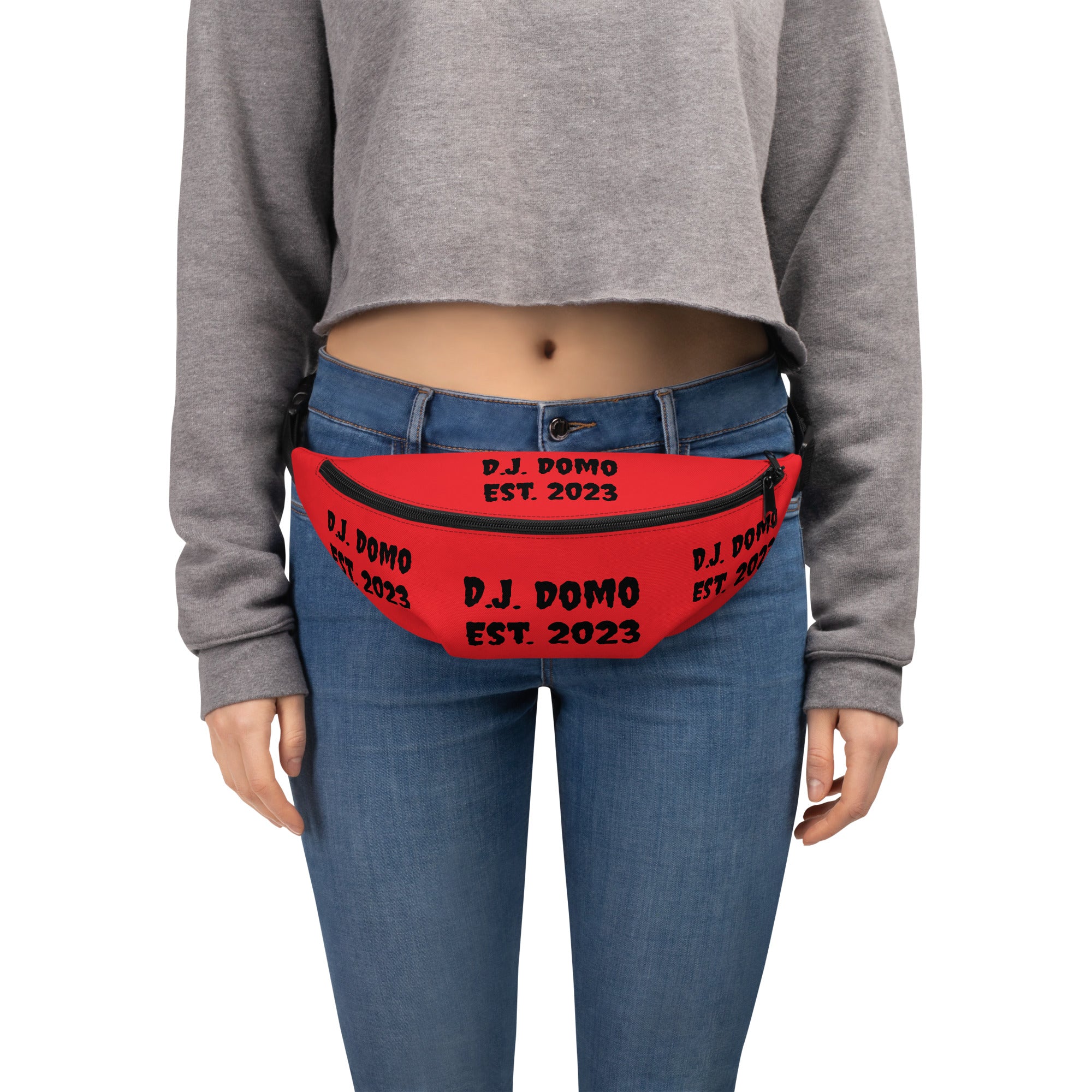 "Est" Fanny Pack Red/Black
