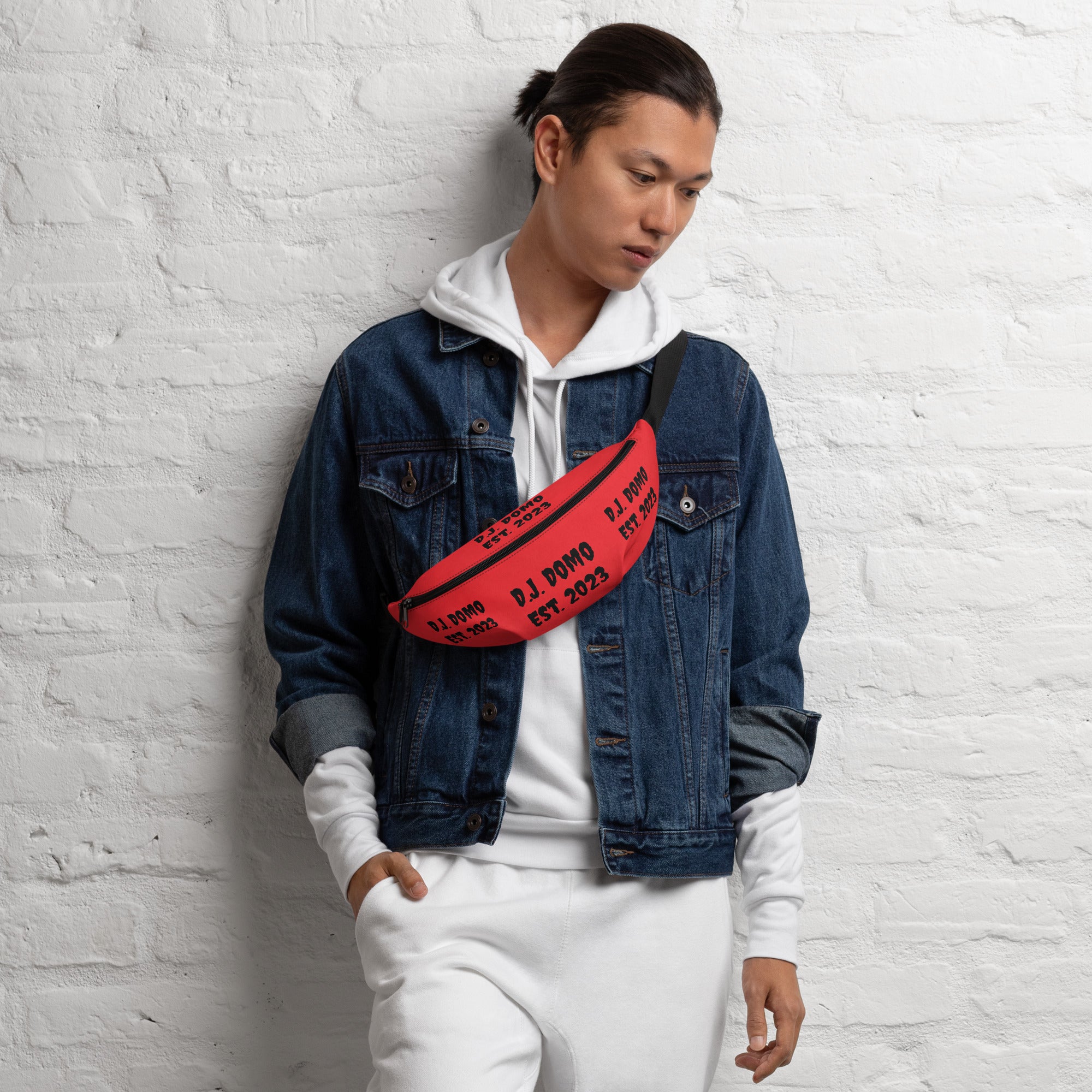 "Est" Fanny Pack Red/Black