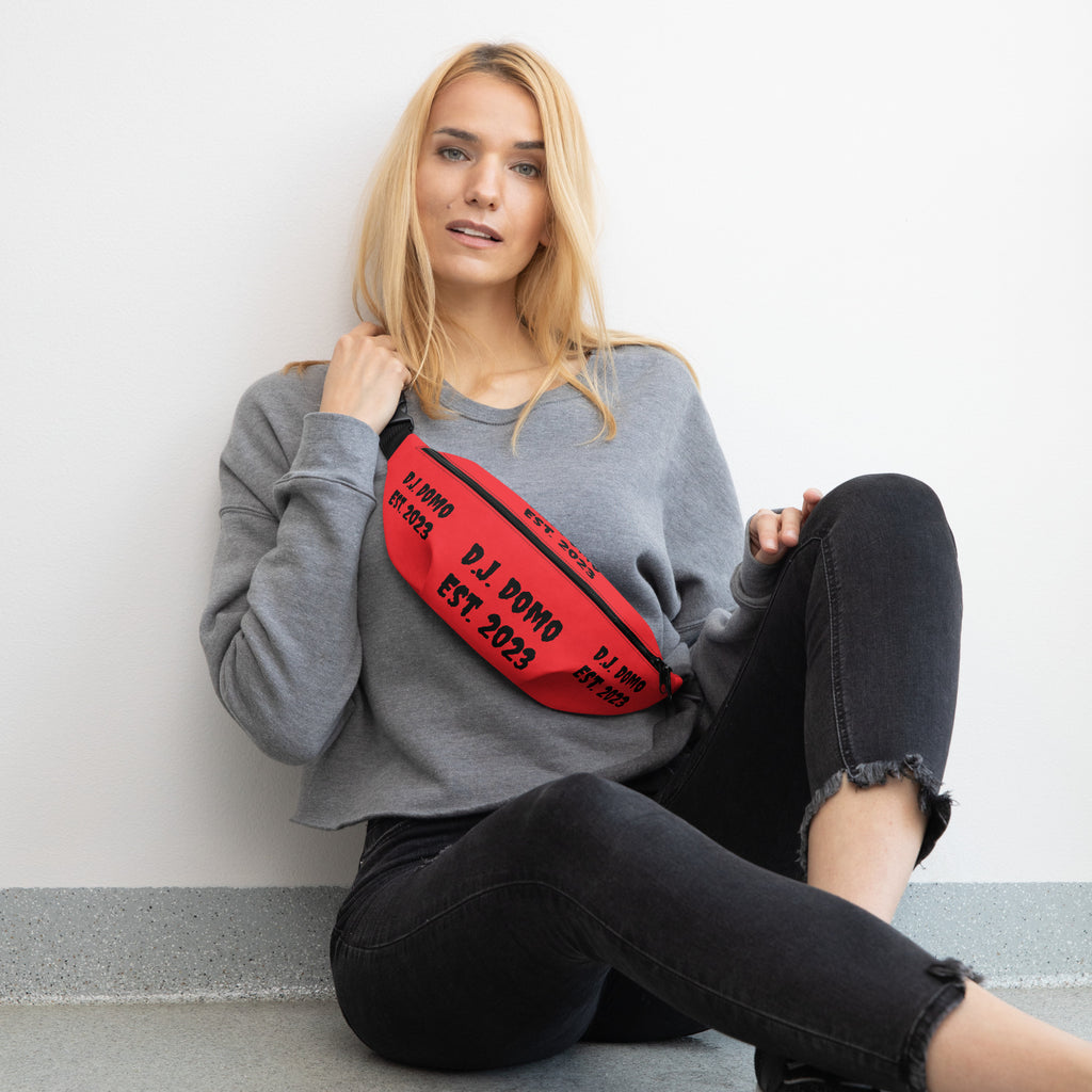 "Est" Fanny Pack Red/Black