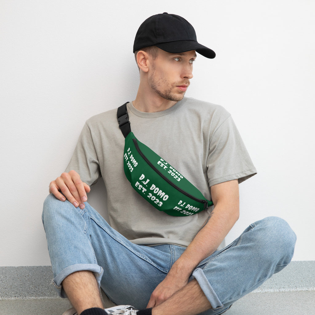 "Est" Fanny Pack Green/White