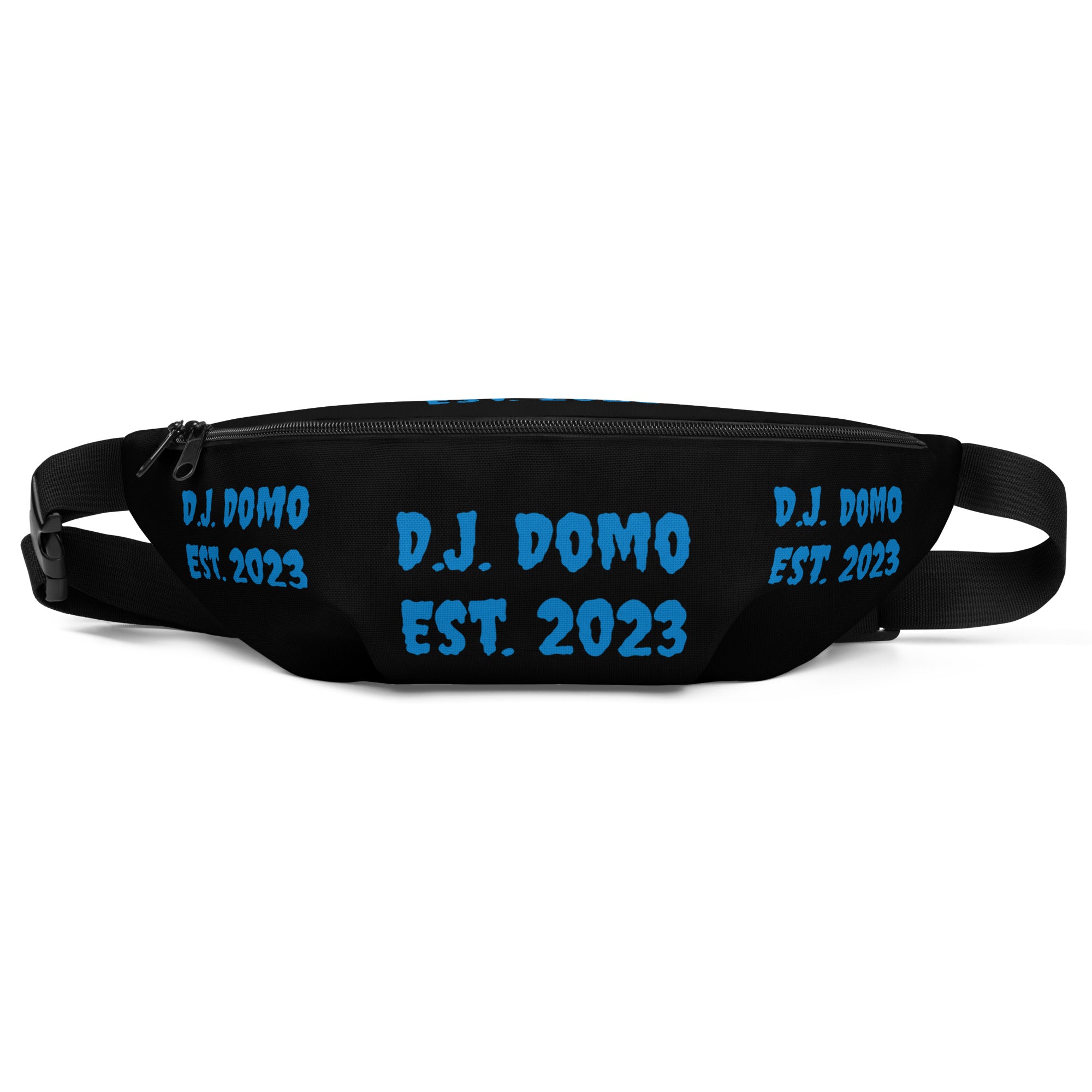 "Est" Fanny Pack Black/Light Blue