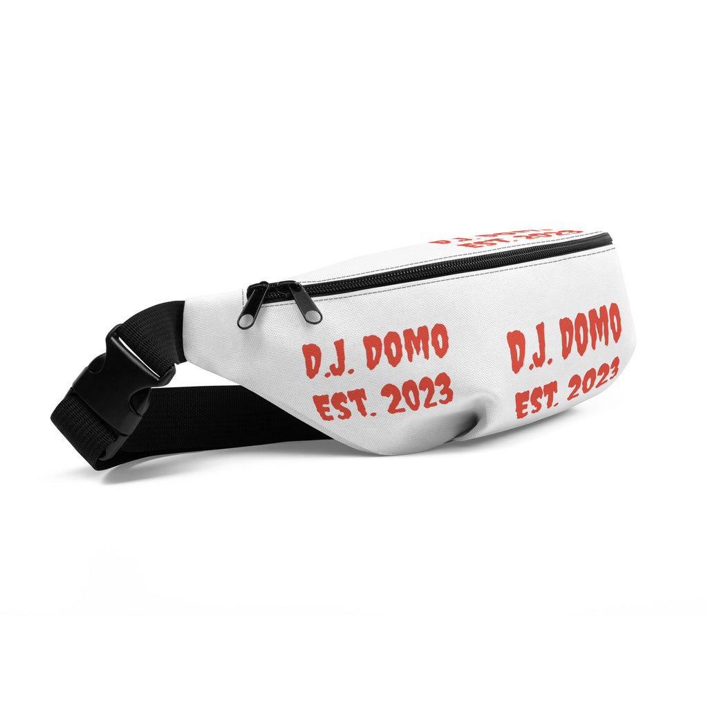 "Est" Fanny Pack White/Red