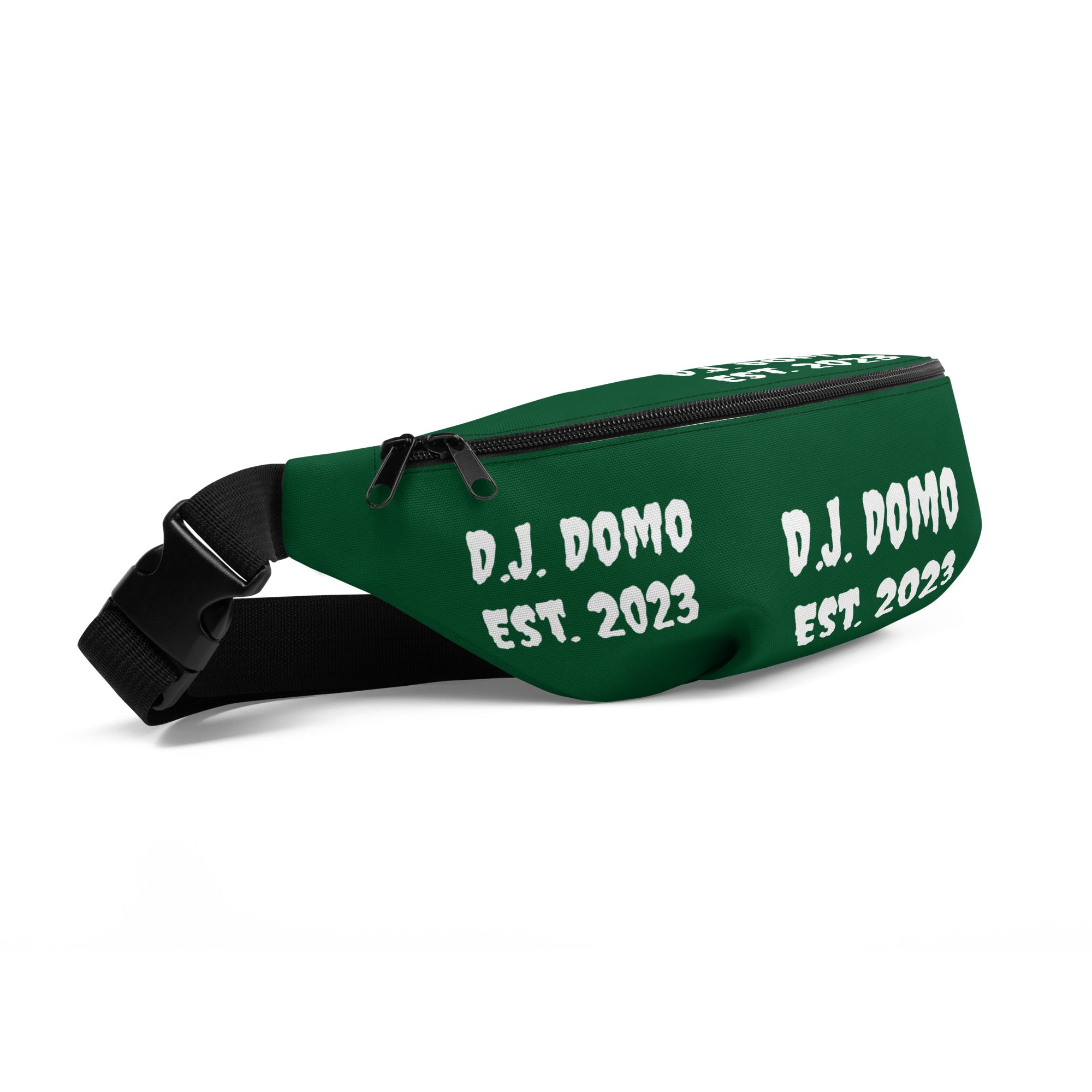 "Est" Fanny Pack Green/White