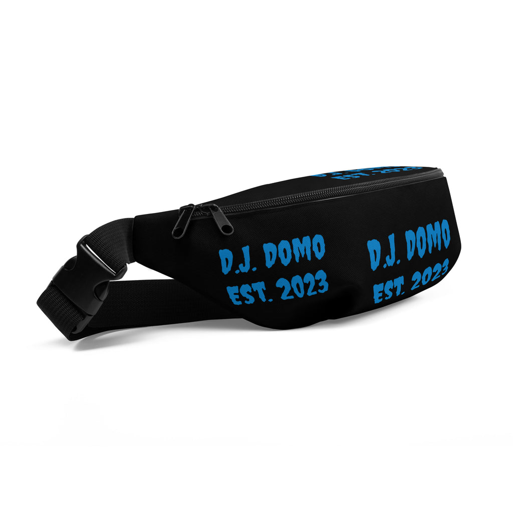 "Est" Fanny Pack Black/Light Blue