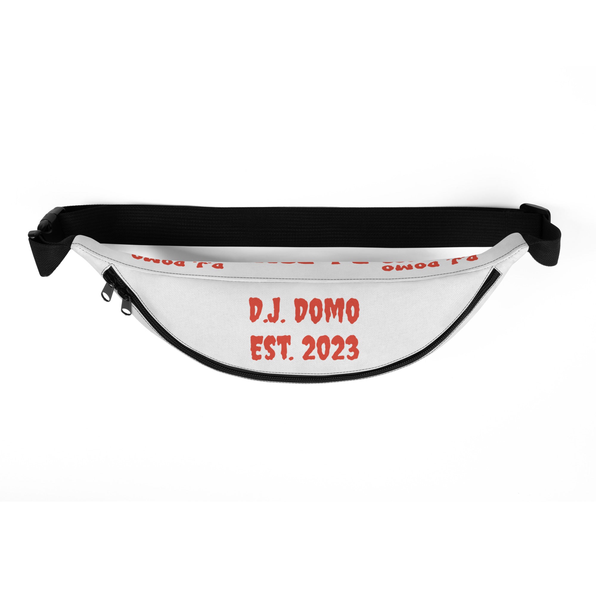 "Est" Fanny Pack White/Red