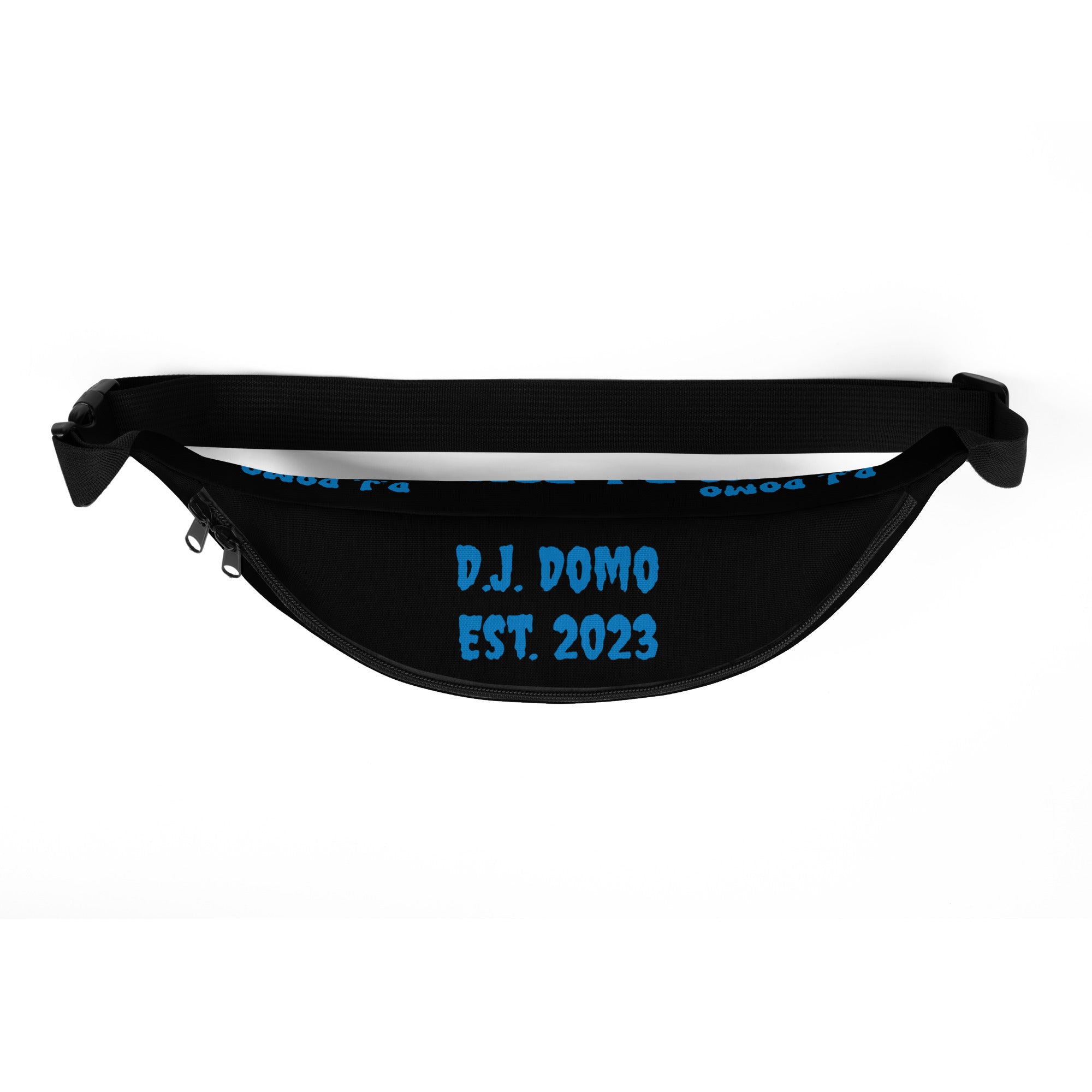 "Est" Fanny Pack Black/Light Blue