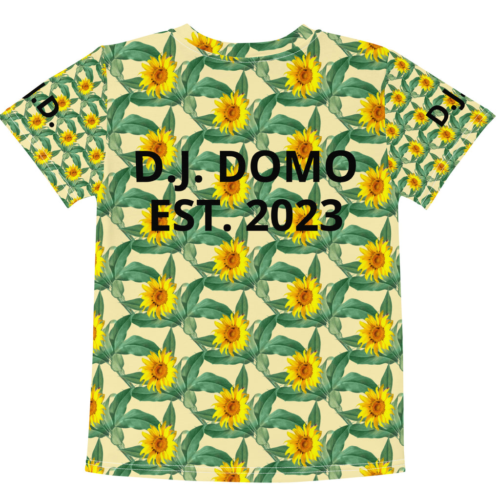 "Sunflower" Kids Crew Neck T-shirts