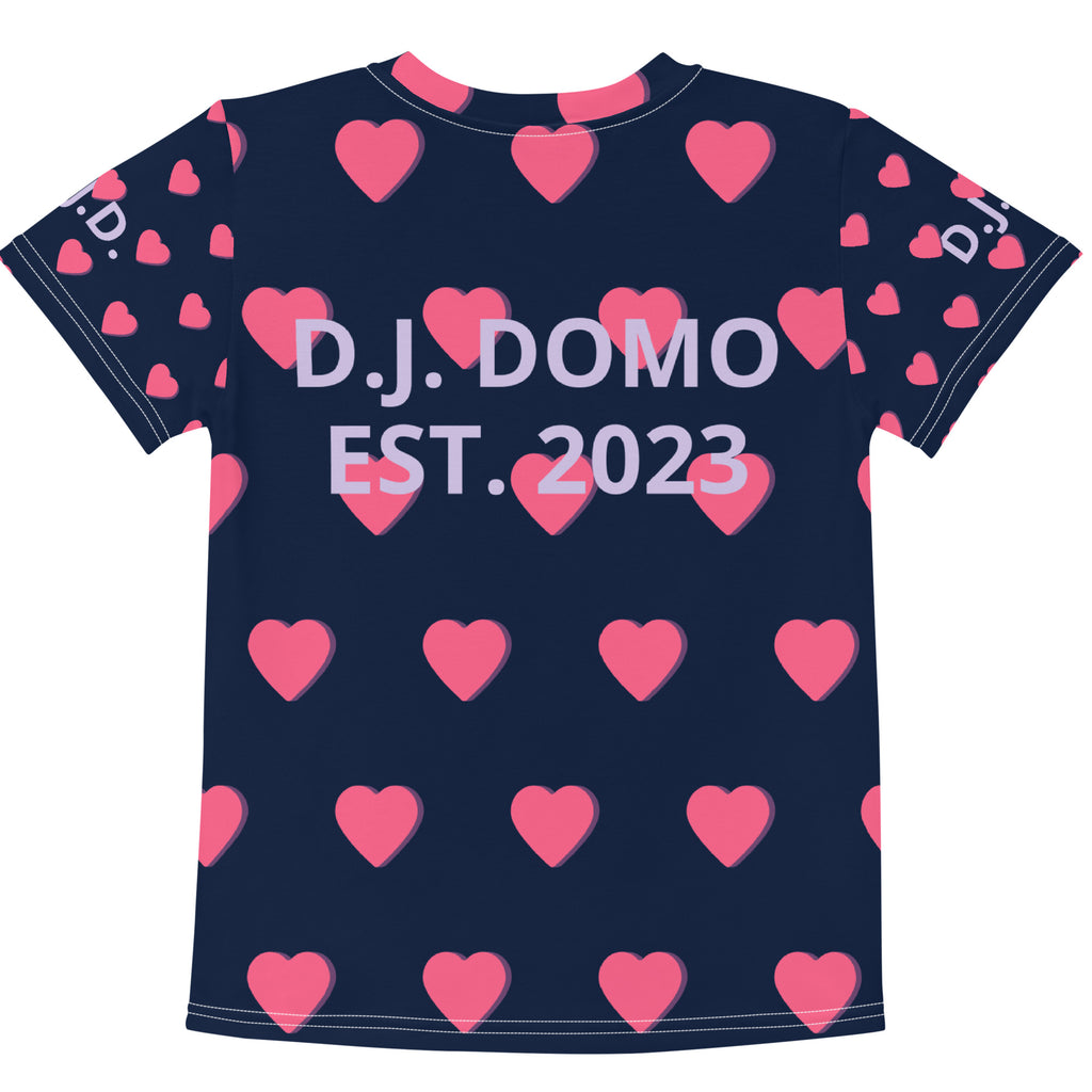 "Hearts" Kids Crew Neck T-shirts