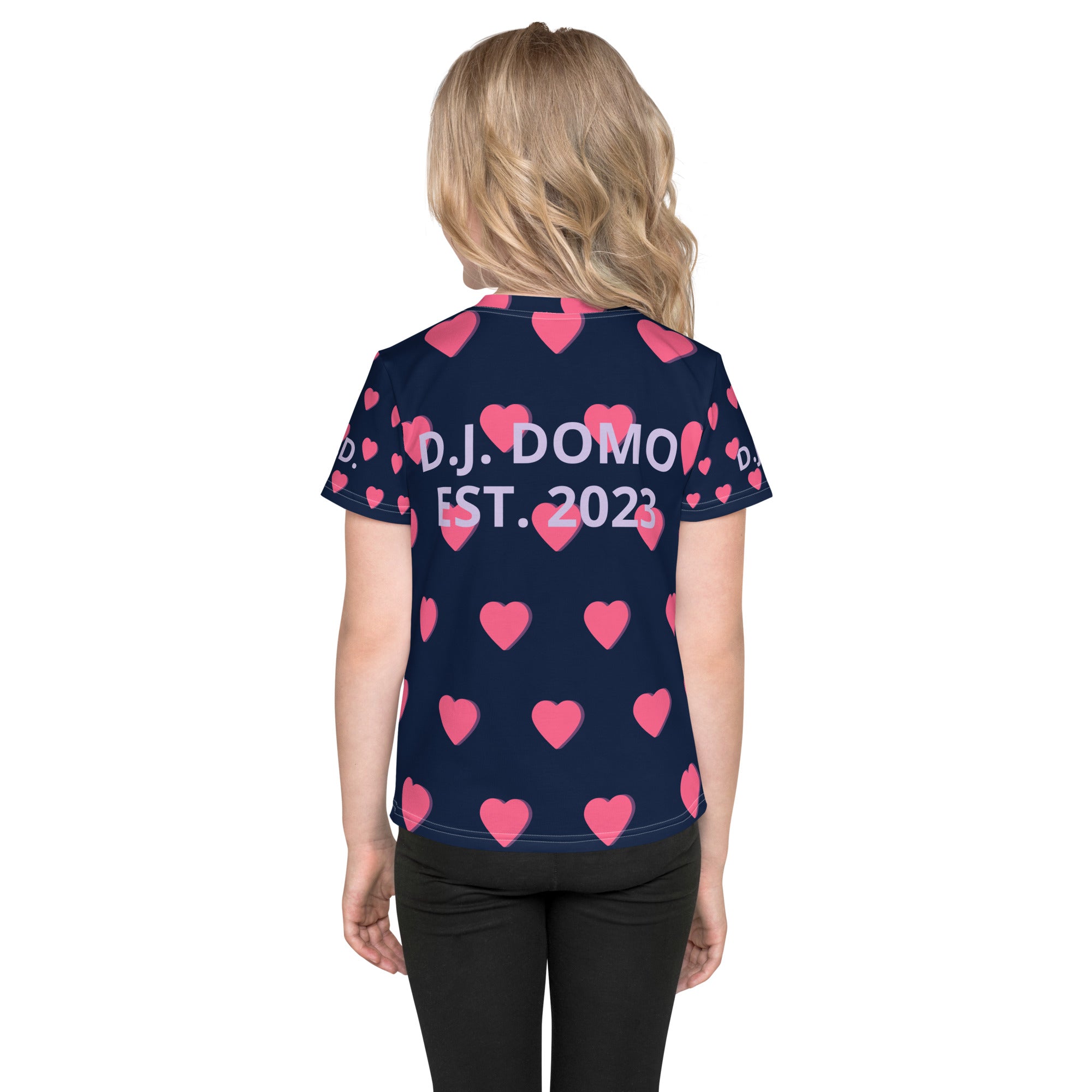 "Hearts" Kids Crew Neck T-shirts
