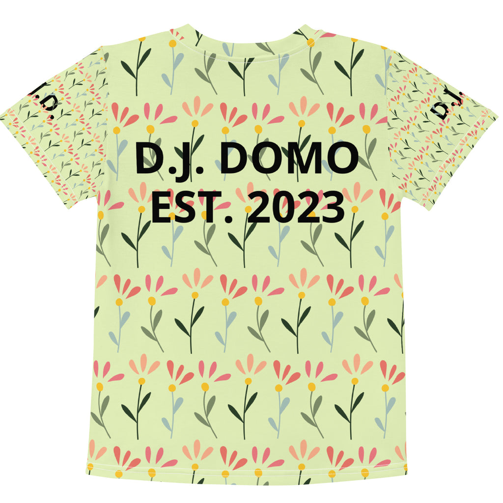 "Flowers" Kids Crew Neck T-shirts