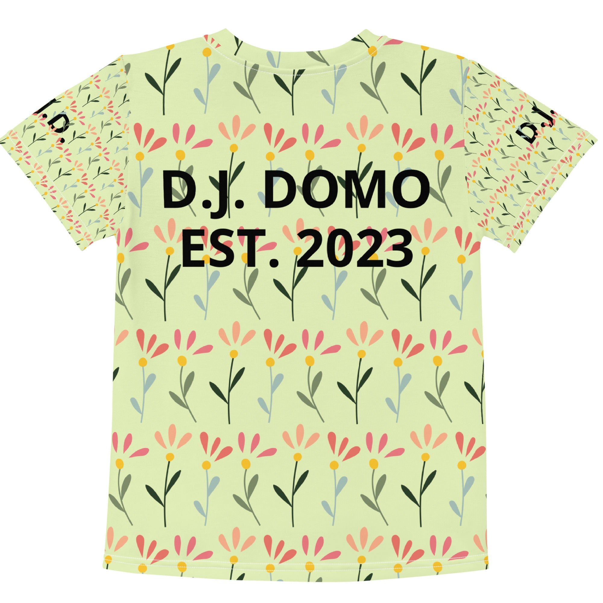 "Flowers" Kids Crew Neck T-shirts