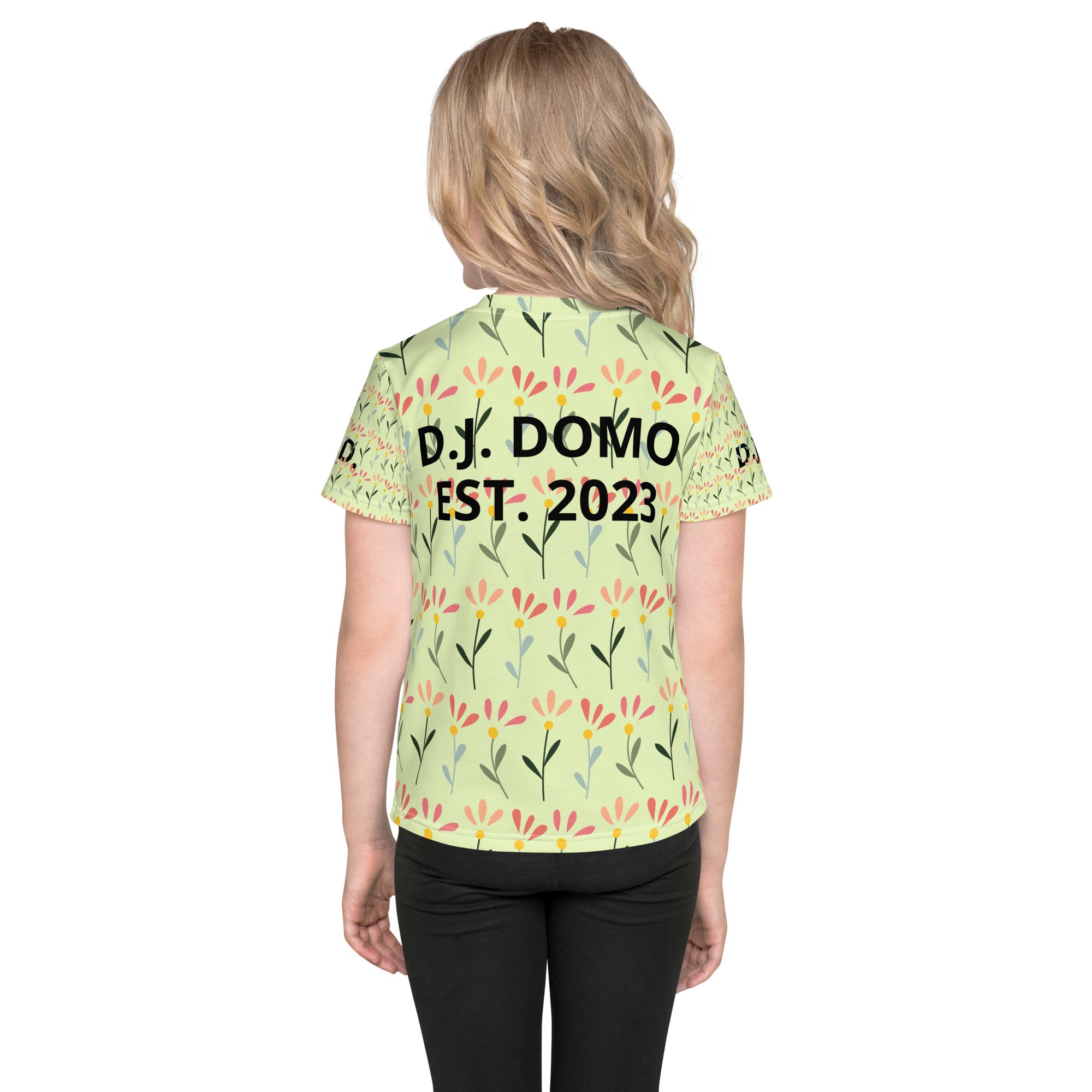 "Flowers" Kids Crew Neck T-shirts