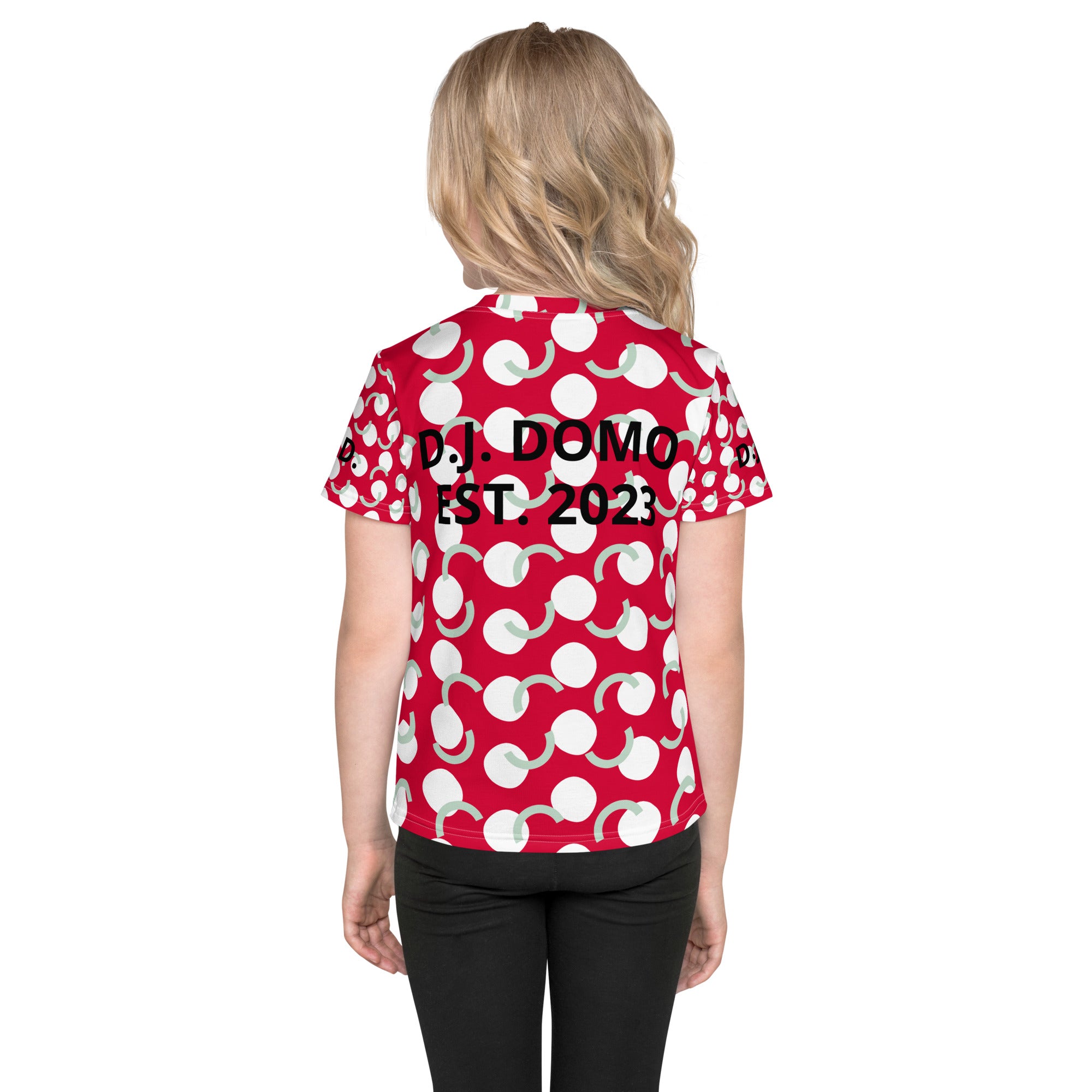 "Geometric" Kids Crew Neck T-shirts