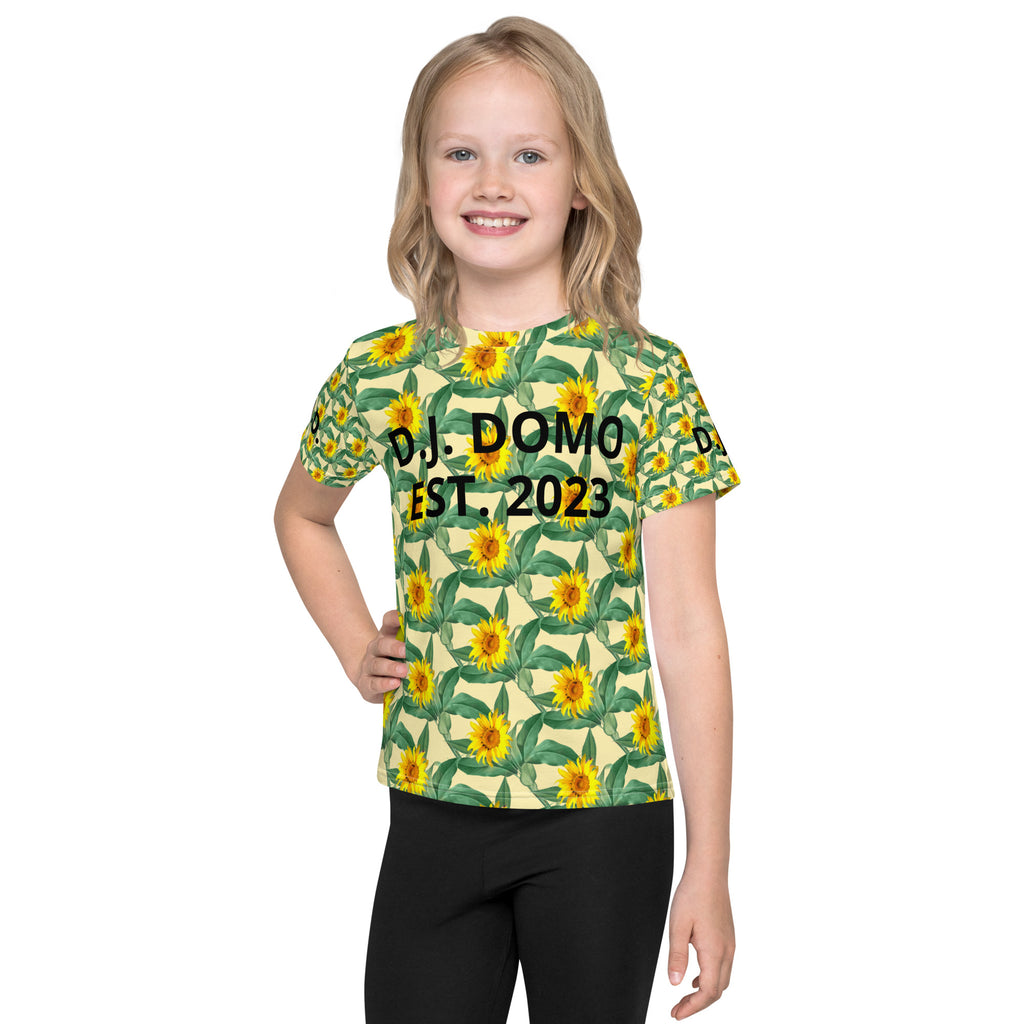 "Sunflower" Kids Crew Neck T-shirts