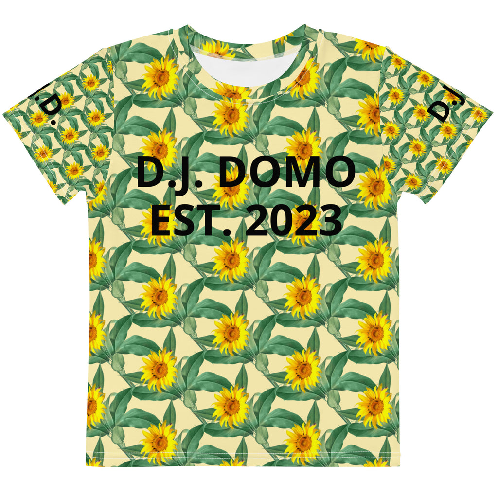 "Sunflower" Kids Crew Neck T-shirts