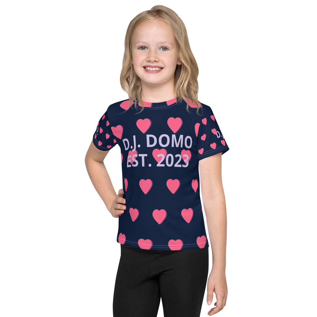 "Hearts" Kids Crew Neck T-shirts