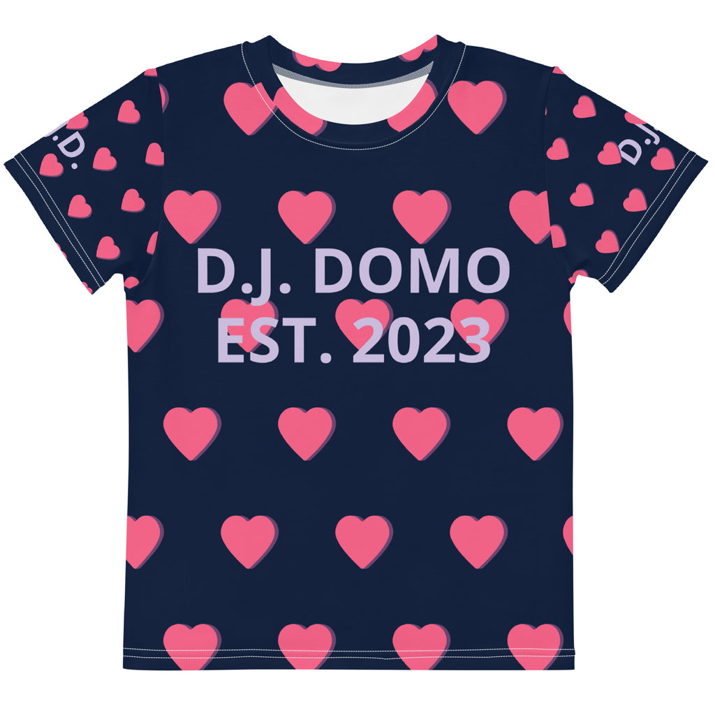 "Hearts" Kids Crew Neck T-shirts