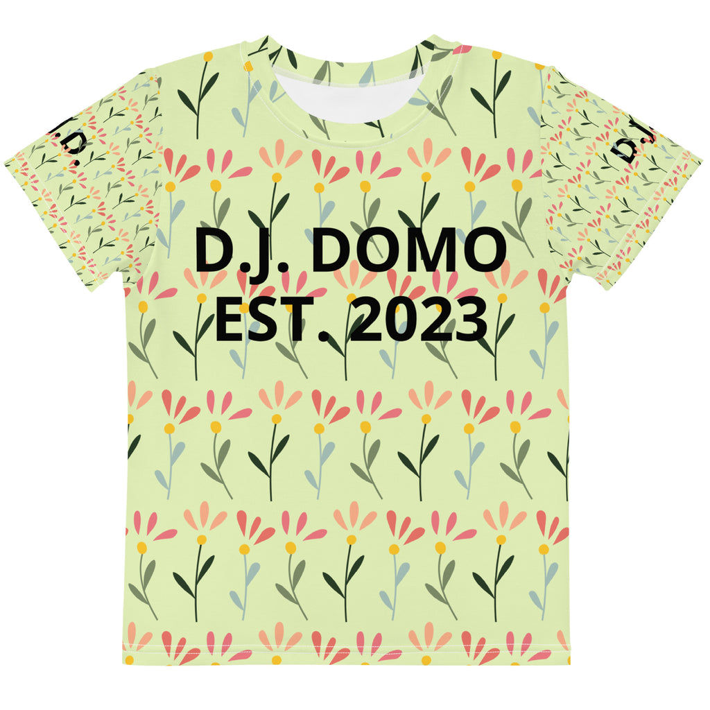 "Flowers" Kids Crew Neck T-shirts