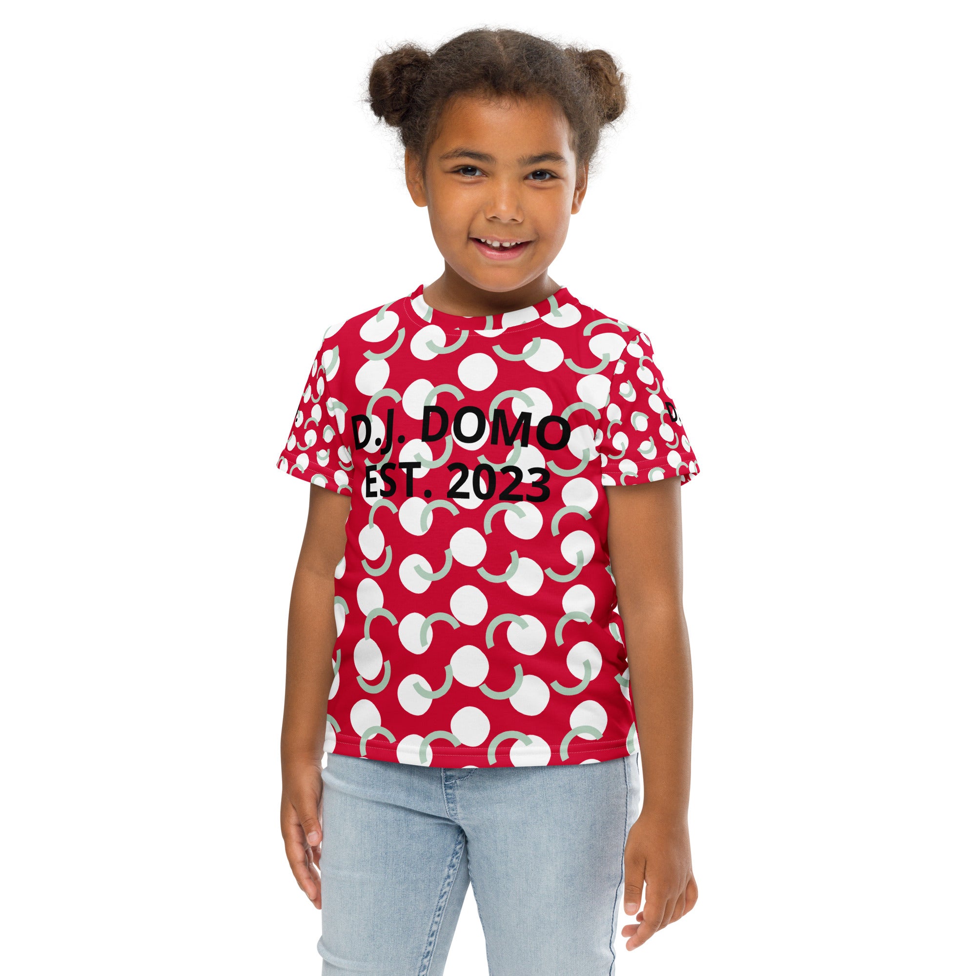 "Geometric" Kids Crew Neck T-shirts