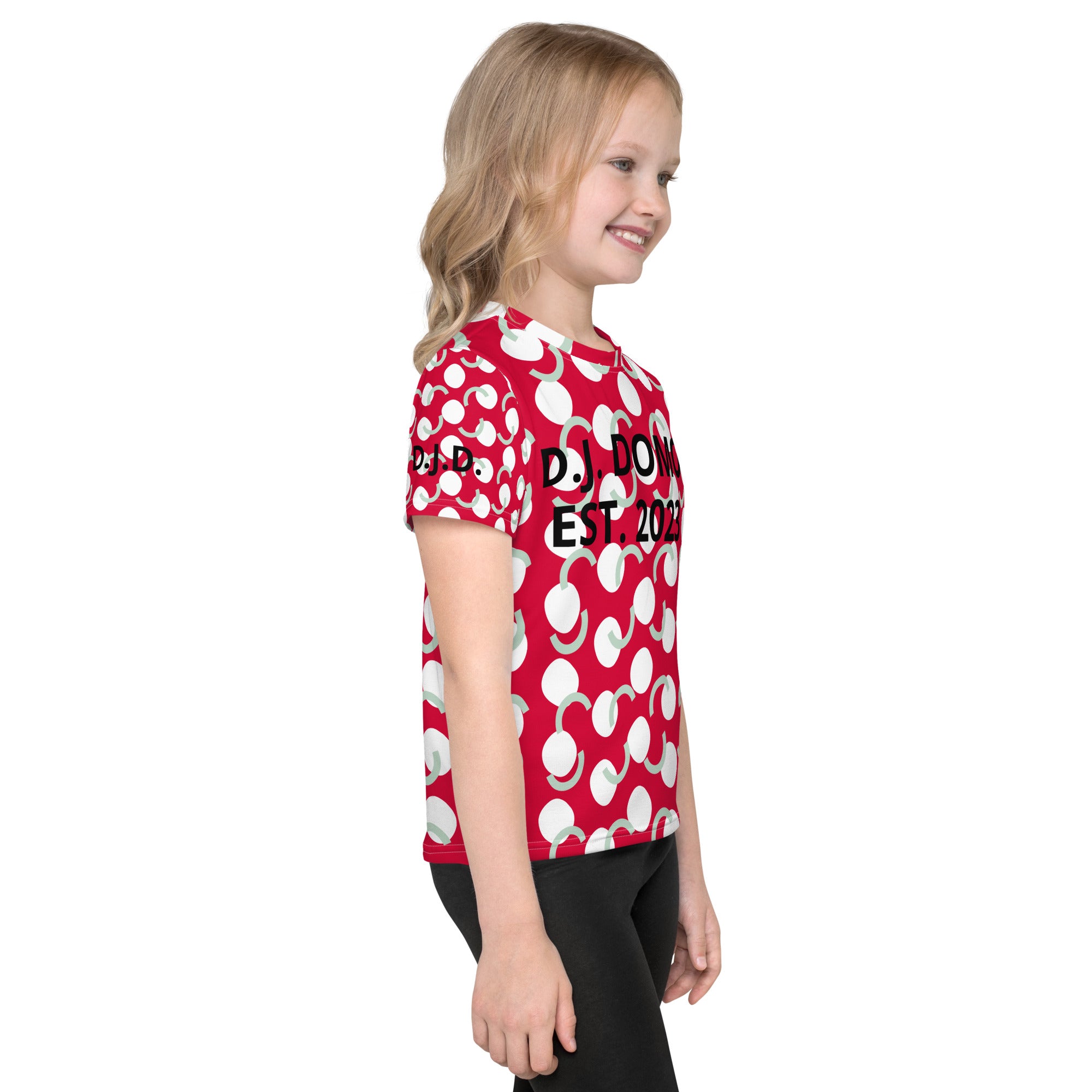 "Geometric" Kids Crew Neck T-shirts