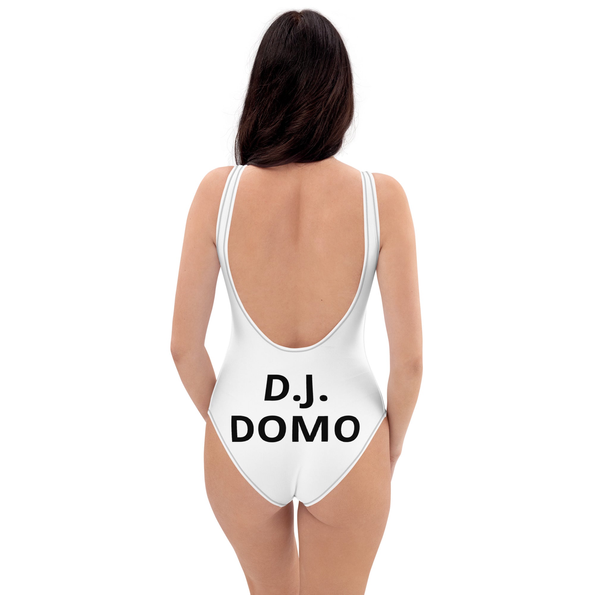 "Classic" One-Piece Swimsuit White/Black