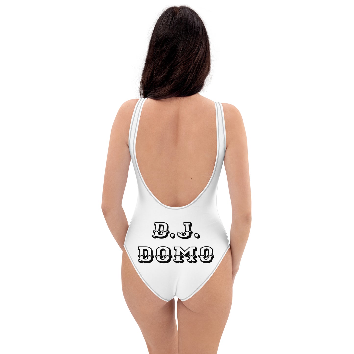 D.J. Domo "Blue Swirlz" One-Piece Swimsuit