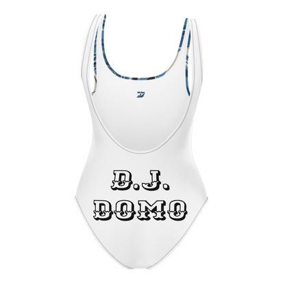 D.J. Domo "Blue Swirlz" One-Piece Swimsuit